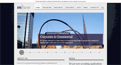 Desktop Screenshot of mlaw.co.uk